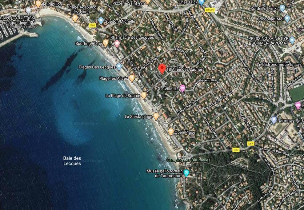 Le Sof Paradis Grand T2 Sur La Plage Des Lecques Saint-Cyr-sur-Mer Ngoại thất bức ảnh